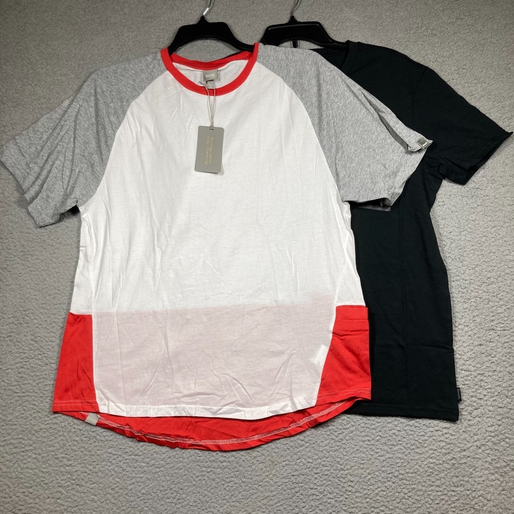 Lot‎ of 2 Bench Shirts Mens Medium Short Sleeve T Shirt Casual Relaxed Urban NEW